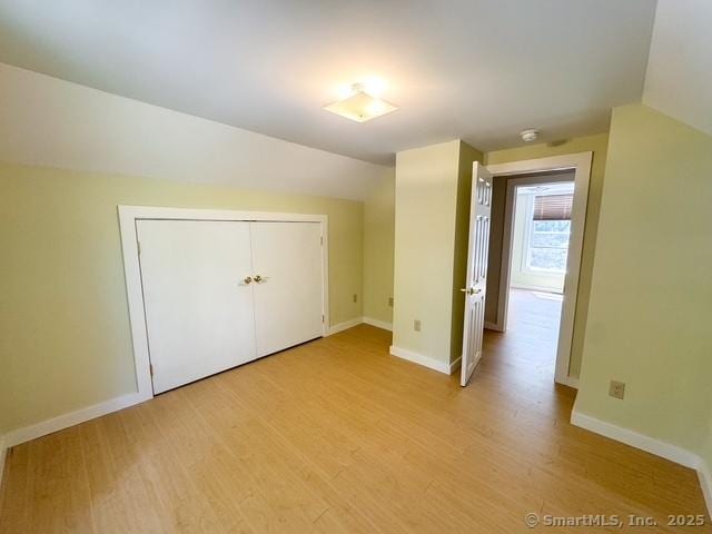 17 Green Rd, Vernon, CT 06066 - additional living space featuring lofted ceiling, light wood-style flooring, and baseboards