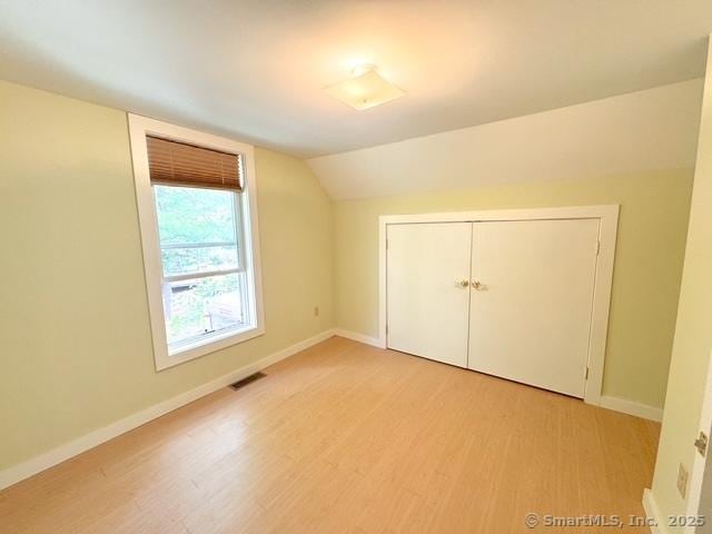 17 Green Rd, Vernon, CT 06066 - additional living space featuring light wood-type flooring, lofted ceiling, and baseboards