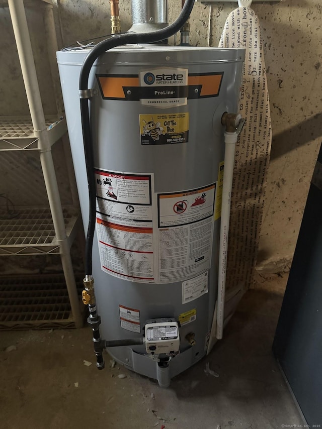 utilities featuring water heater