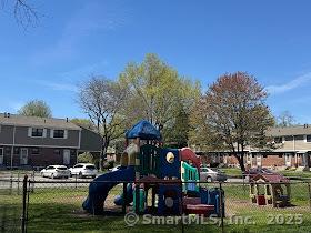 community playground featuring fence