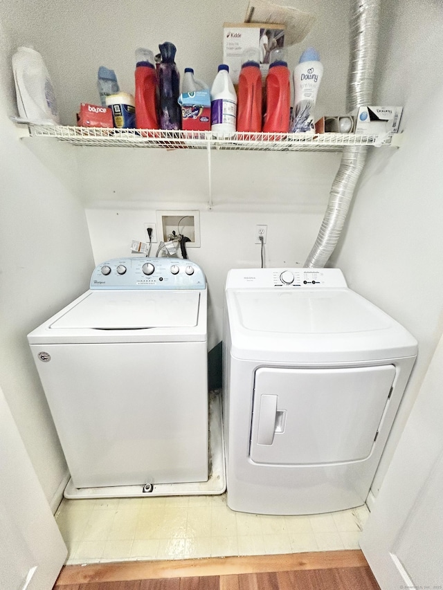 3409 Whitney Ave Apt 24, Hamden, CT 06518 - laundry area with washing machine and clothes dryer