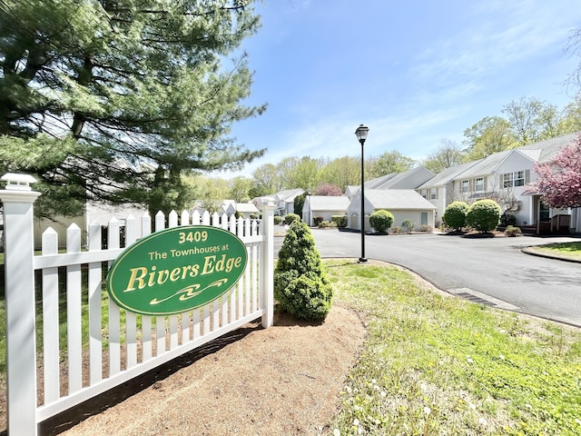 3409 Whitney Ave Apt 24, Hamden, CT 06518 - community / neighborhood sign with a residential view and fence