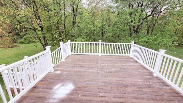 283 Hillcrest Ave, Newington, CT 06111 - wooden deck featuring a yard