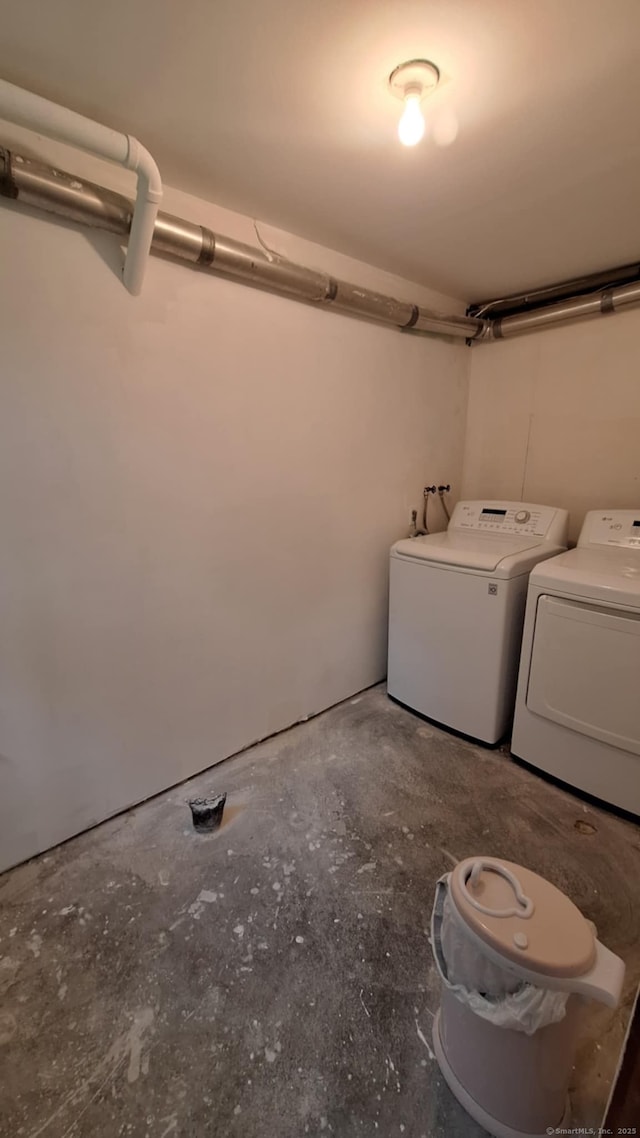 283 Hillcrest Ave, Newington, CT 06111 - clothes washing area featuring washer and clothes dryer