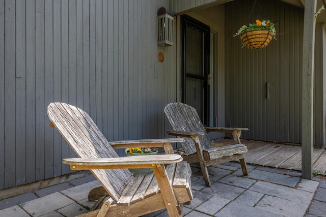 view of patio / terrace featuring a deck
