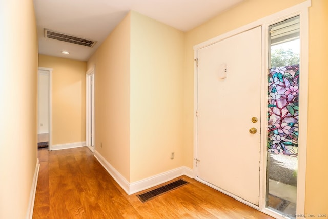 920 Heritage Vlg Unit A, Southbury, CT 06488 - entryway with wood finished floors and recessed lighting