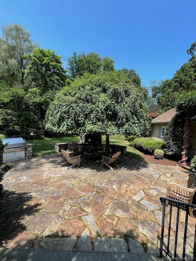 53 Sylvan Rd N, Westport, CT 06880 - view of patio / terrace featuring area for grilling