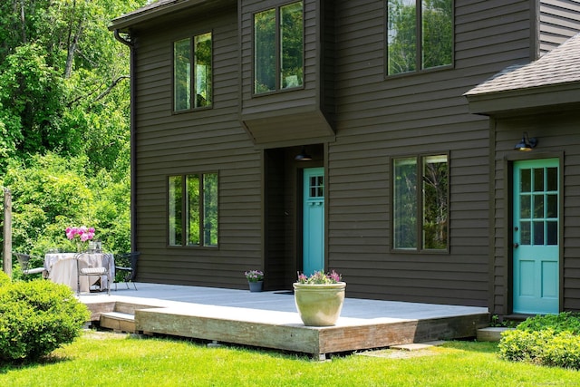 53 Upland Meadow Rd, Salisbury, CT 06068 - rear view of house featuring a deck