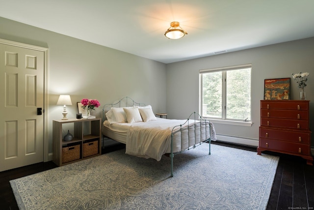 53 Upland Meadow Rd, Salisbury, CT 06068 - bedroom with a baseboard heating unit and wood finished floors