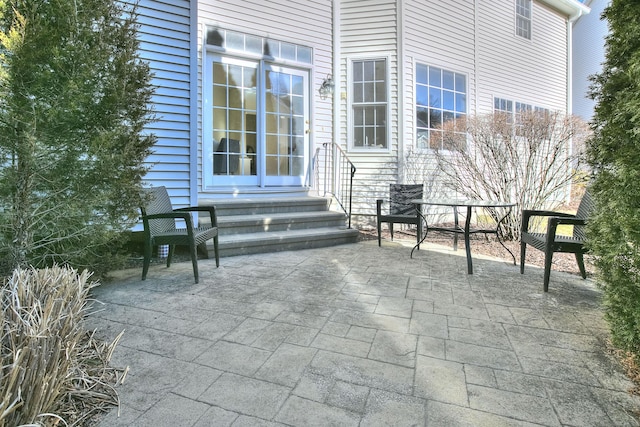 view of patio / terrace with entry steps