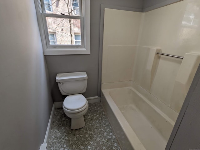 327 Center St, West Haven, CT 06516 - bathroom featuring toilet and baseboards