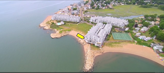 5 Mansfield Grove Rd Apt 342, East Haven, CT 06512 - birds eye view of property with a water view