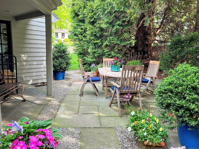 2 Ridgewood Dr, Danbury, CT 06811 - view of patio / terrace with outdoor dining space