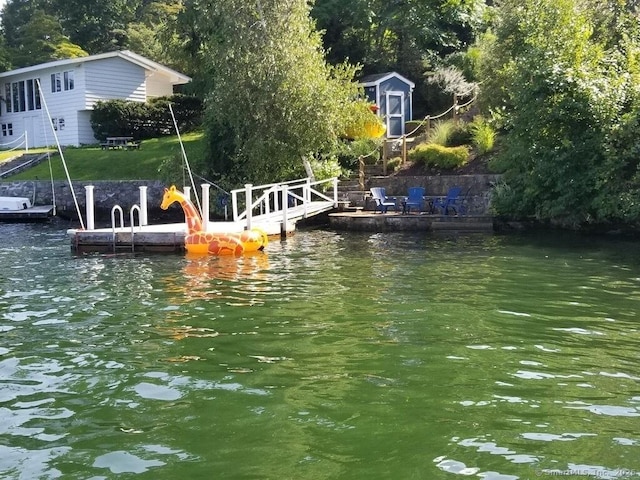 29 Old Neversink Rd, Danbury, CT 06811 - dock area with a water view