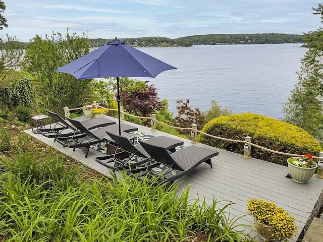 29 Old Neversink Rd, Danbury, CT 06811 - deck featuring a water view