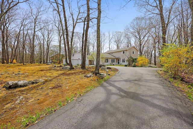 view of front of house with driveway