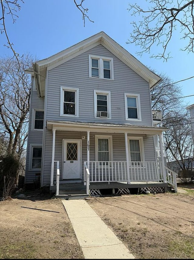 view of front of house with a porch