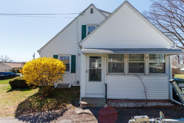 view of bungalow-style house