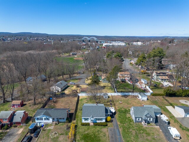 bird's eye view featuring a residential view