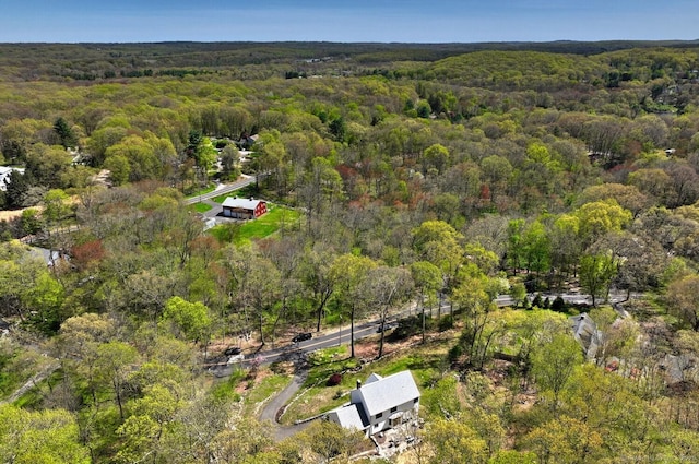 aerial view with a view of trees