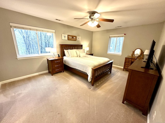 103D Wendover Dr Unit D, Monroe, CT 06468 - bedroom with light carpet, baseboards, and ceiling fan