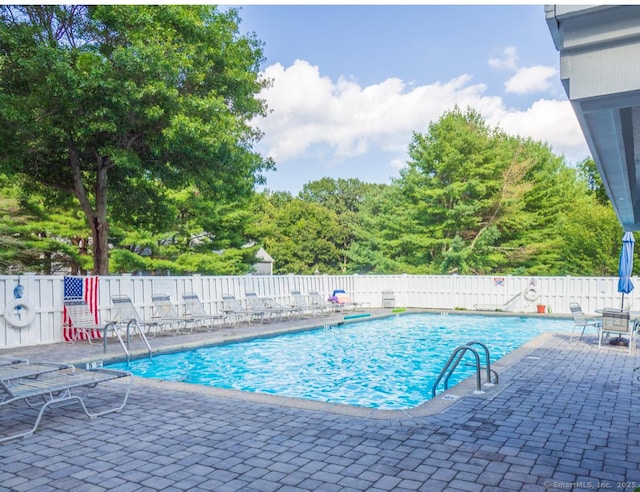 103D Wendover Dr Unit D, Monroe, CT 06468 - community pool with fence and a patio area