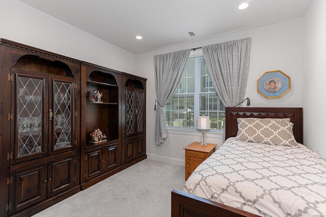 411 Brookside Ct Unit 411, Newtown, CT 06470 - bedroom featuring light colored carpet, baseboards, and recessed lighting
