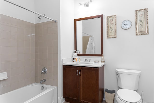411 Brookside Ct Unit 411, Newtown, CT 06470 - full bathroom with shower / bathtub combination with curtain, toilet, and vanity