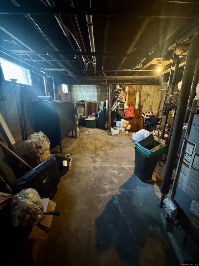 572 Forbes St, East Hartford, CT 06118 - below grade area with heating fuel