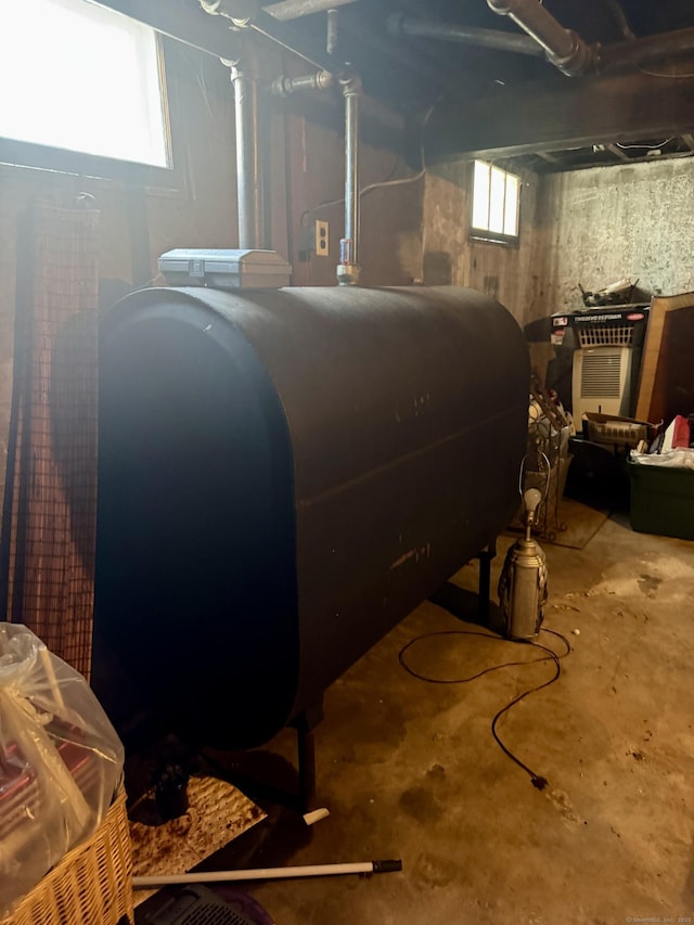 572 Forbes St, East Hartford, CT 06118 - basement with heating fuel