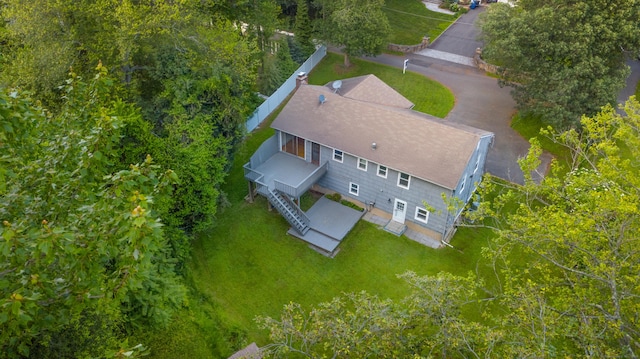 4 Robert Ln, Westport, CT 06880 - aerial view of property and surrounding area