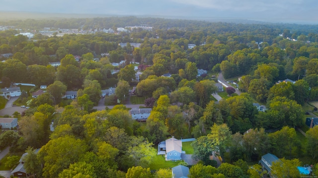 4 Robert Ln, Westport, CT 06880 - aerial view of a heavily wooded area