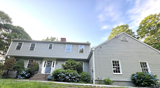 1510 Congress St, Fairfield, CT 06825 - colonial inspired home with a chimney