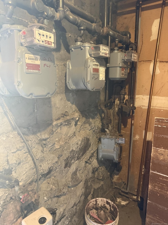 view of utility room