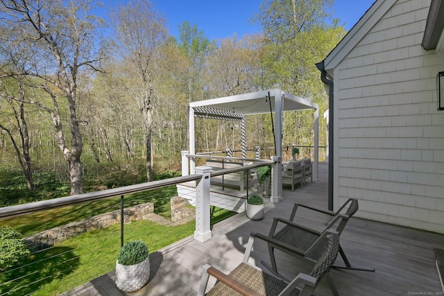 view of deck