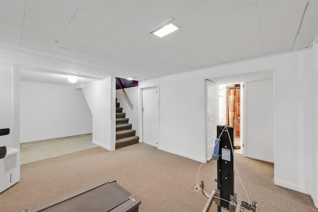 7 Sharren Ln, Enfield, CT 06082 - workout room with carpet and baseboards