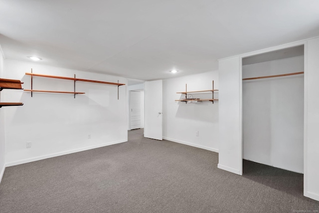 7 Sharren Ln, Enfield, CT 06082 - below grade area featuring carpet flooring, baseboards, and recessed lighting