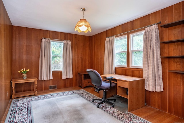 955 N Main St, West Hartford, CT 06117 - home office featuring wood walls