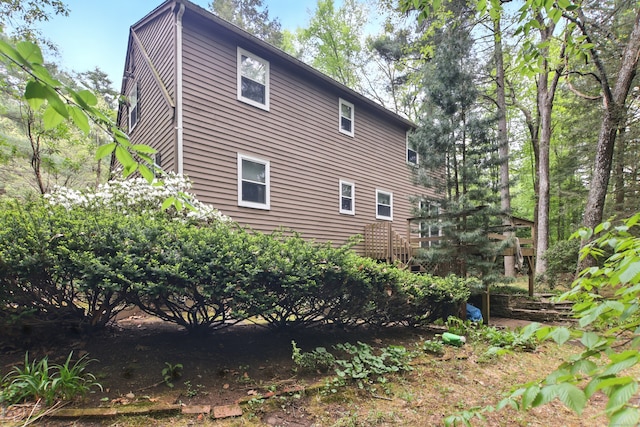 view of side of property