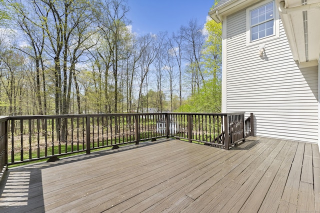 view of deck