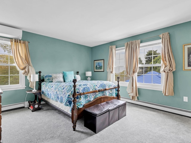 29 Washington Dr, Groton, CT 06340 - bedroom with baseboards, baseboard heating, and carpet floors
