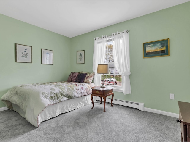 29 Washington Dr, Groton, CT 06340 - carpeted bedroom with baseboards and baseboard heating