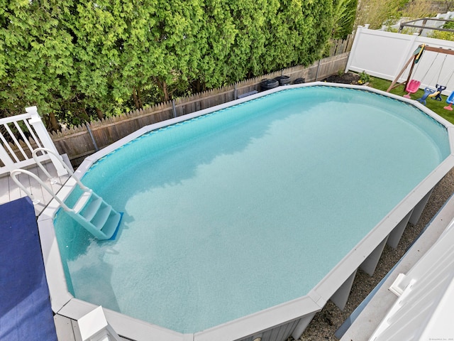29 Washington Dr, Groton, CT 06340 - view of swimming pool with a fenced backyard and a fenced in pool