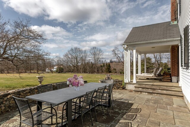 108 E St, Washington, CT 06793 - view of patio featuring outdoor dining space