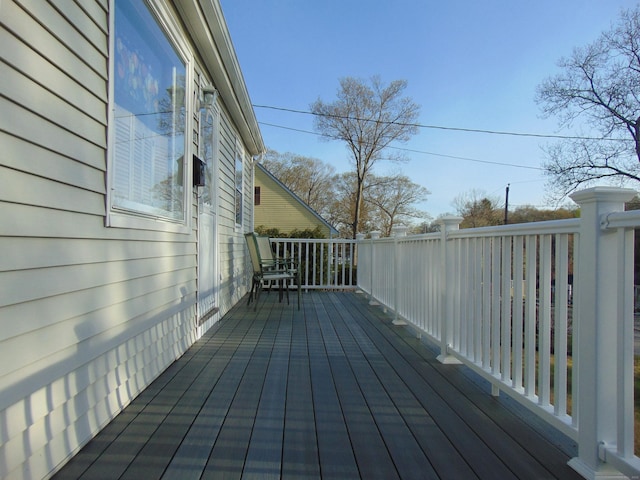 view of deck