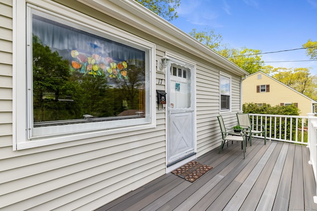 17 Glimmer Gln, East Haddam, CT 06415 - view of wooden deck