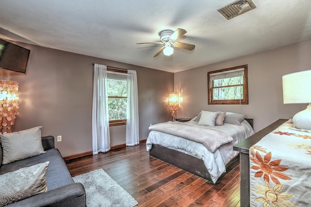 1540 Paradise Ave, Hamden, CT 06514 - bedroom featuring wood finished floors, baseboards, and ceiling fan