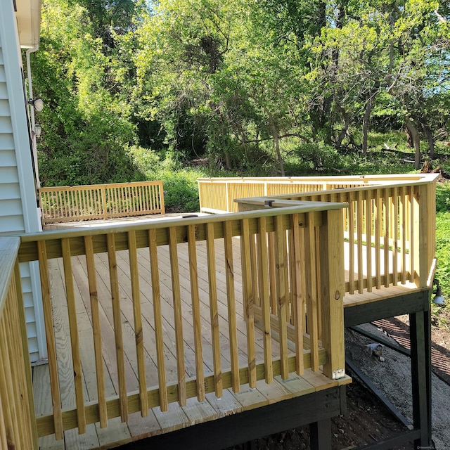 91 Jennifer Rd, Hamden, CT 06514 - view of wooden deck