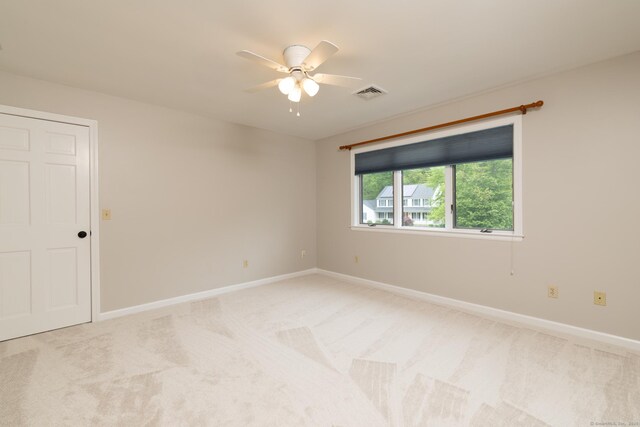39 Amato Cir, Southington, CT 06489 - unfurnished room with a ceiling fan, light carpet, and baseboards
