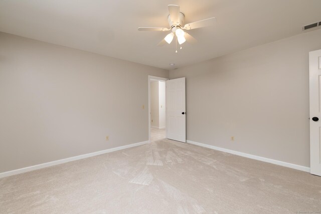 39 Amato Cir, Southington, CT 06489 - empty room featuring a ceiling fan, light carpet, and baseboards